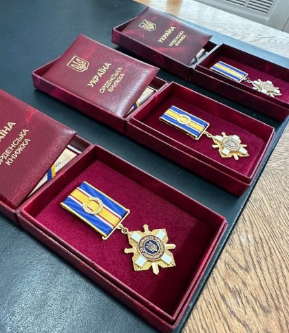 Орденами "За мужність”