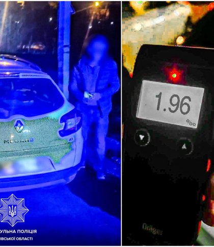 У Львові на вулиці Зеленій затримали п'яного водія-хабарника.