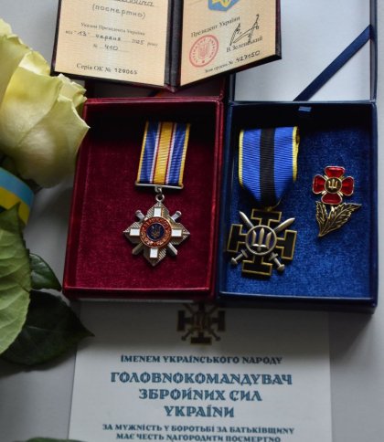 Захисника зі Стрийщини посмертно відзначили орденом “За мужність” та Комбатантським хрестом