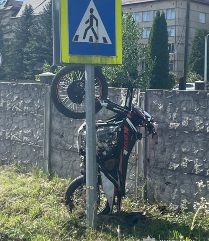 На Львівщині 15-річний мотоцикліст потрапив у ДТП під час обгону