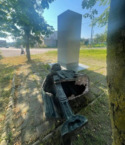У Дрогобичі таки знесли пам’ятник герою радянського союзу Геврику