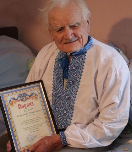 Житель Мостиської громади відсвяткував столітній ювілей