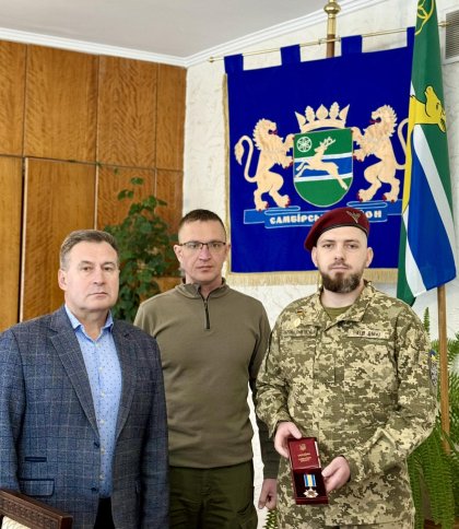 Захисника зі Самбірщини нагородили орденом “За мужність”