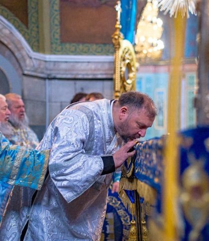 Колишній мер Харкова Добкін провів службу у храмі московського патріархату