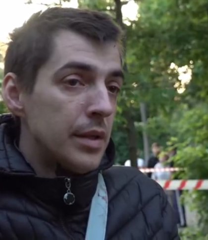 «Укриття було закрите» — чоловік, чия дружина загинула під час ранкової ракетної атаки на Київ (відео)
