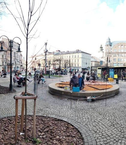 У Львові на площі Галицькій незабаром запрацює фонтан «Кульбаба»: деталі