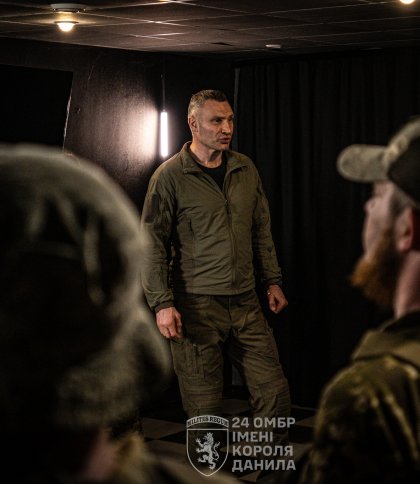 Віталій Кличко відвідав бійців 24 ОМБр імені короля Данила.