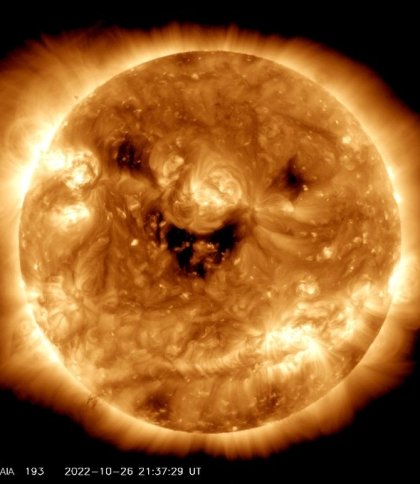 Скажи «сир»: астрономи NASA зробили знімок, на якому видно «посмішку» Сонця