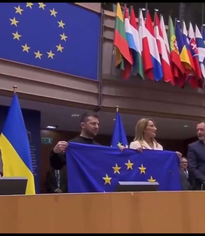 Зеленський у Брюсселі: промова президента України у Європарламенті, заяви західних лідерів