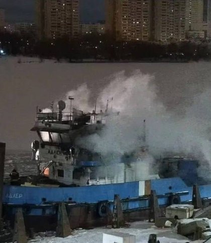 Флот у вогні: у Москві спалахнув російський буксир