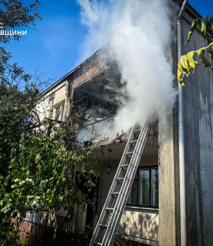 Через пожежу в будинку на Яворівщині постраждала 76-річна жінка