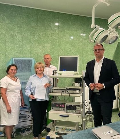 Мостиська лікарня отримала сучасне обладнання від польських благодійників