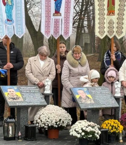 У селі Тур’я встановили й освятили Алею полеглих Героїв