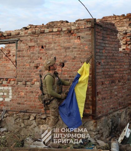 Третя окрема штурмова бригада підняла прапор України над Андріївкою