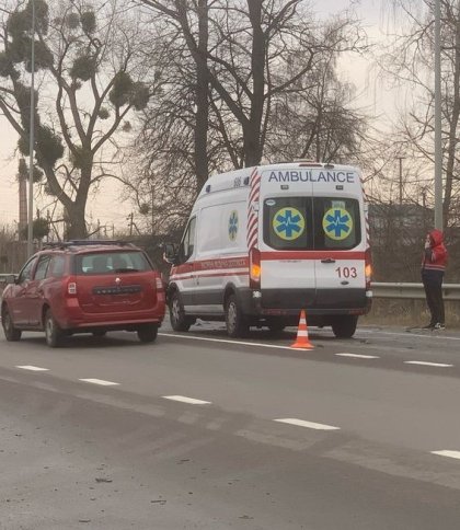 У ДТП зі машиною швидкої допомоги на Львівщині постраждав 32-річний чоловік