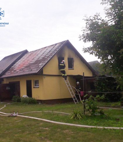 У селі Яворівського району палала літня кухня