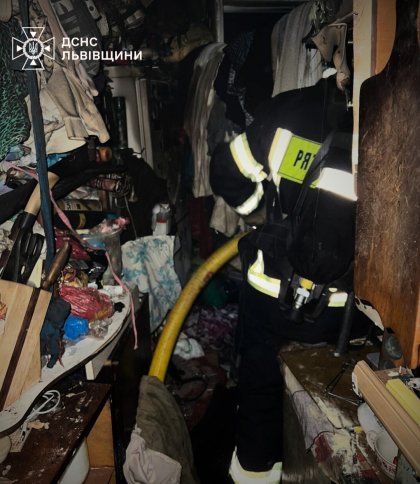 На Стрийщині через пожежу у квартирі пʼятиповерхівки постраждав 64-річний чоловік