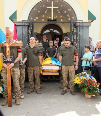 Дрогобич попрощався із загиблим Героєм 