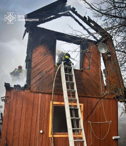 На Львівщині внаслідок пожежі постраждав 70-річний чоловік