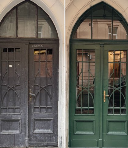 У Львові відреставрували старовинну браму з прихованими декоративними деталями