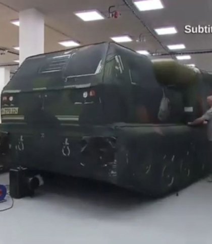 Обдурюють ворога на полі бою: чеська компанія виготовляє надувні приманки танків та HIMARS