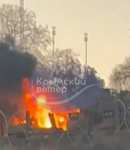ЗСУ вдарили по аеродрому «Бельбек» у Севастополі, фото з Telegram-каналу «Кримський вітер»