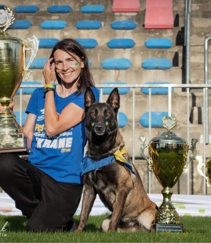 Капітан Нацгвардії та її службова собака перемогли на Чемпіонаті світу з дресирування