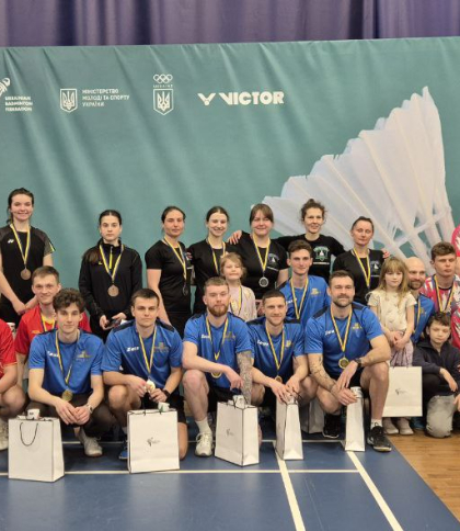 Спортсмени Львівщини у трійці найсильніших на чемпіонаті з бадмінтону