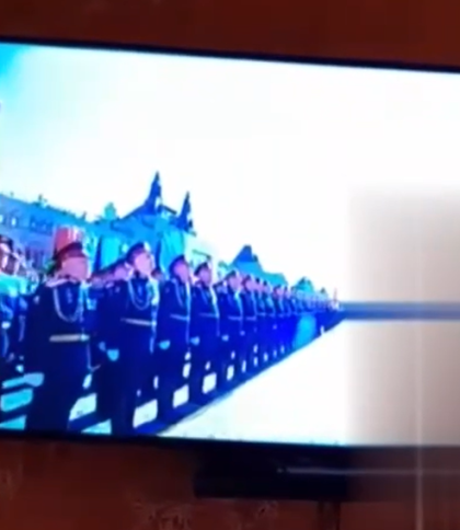Росіяни транслювали парад з Москви на українських телеканалах