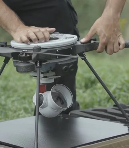 Канадський дрон SkyRanger R70, скриншот з відео