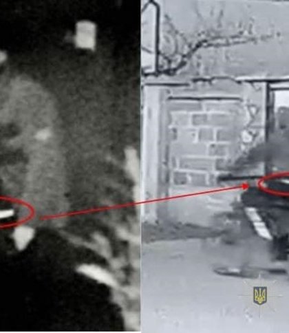 Чоловіка, підозрюваного в тому, що він кинув гранату на подвір’я Георгія Горвата в Мукачеві, затримали в Ужгороді, фото поліції