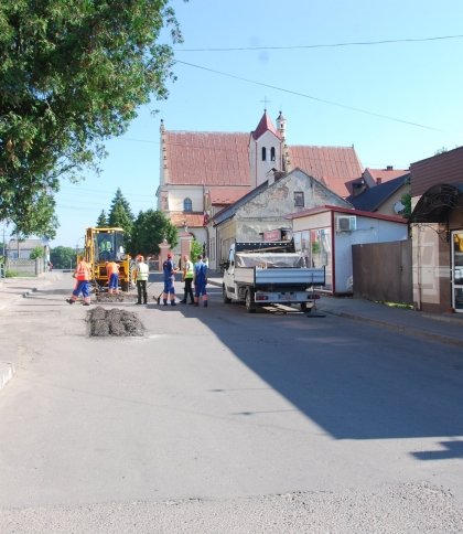 У Мостиськах стартували ремонти вулиць