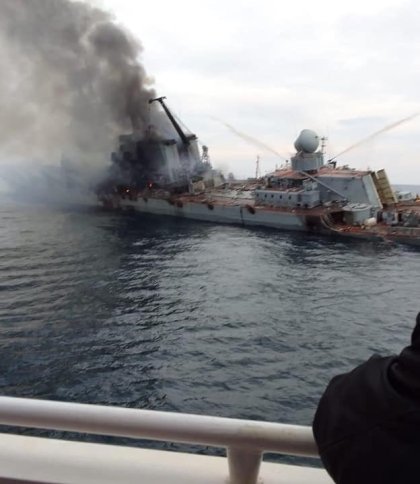 З 510 членів екіпажу на крейсері "Москва" врятувалося лише 58 — Данілов