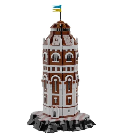 Українець створив модель відомої маріупольської споруди у вигляді конструктора LEGO