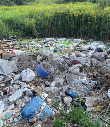 Поблизу Львова екоінспектори виявили незаконне сміттєзвалище площею 100 кв м