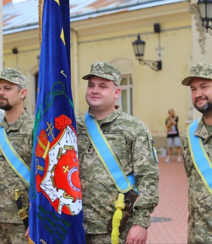 103 бригада ТрО ім. Андрея Шептицького отримала почесний прапор