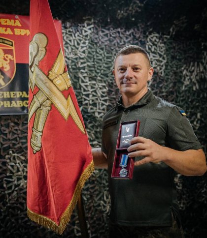 Захисник з Львівщини отримав медаль «За військову службу Україні»