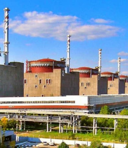 Запорізька атомна електростанція.