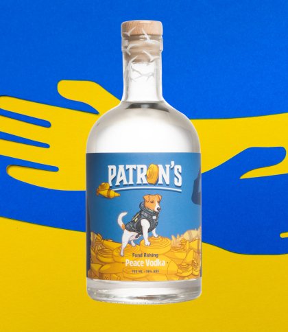В Австралії випустили горілку з псом Патроном: гроші від продажу підуть на допомогу Україні