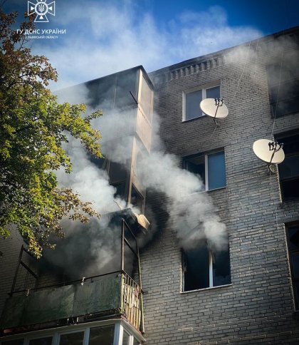 У львівській багатоповерхівці виникла масштабна пожежа (ВІДЕО)