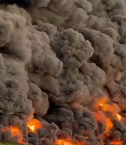 «Божа кара за Умань» — ГУР прокоментували пожежу на нафтобазі в Криму