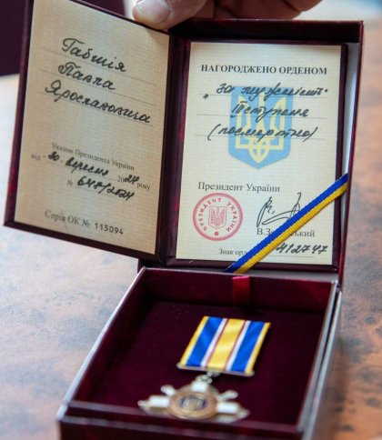 Військового з Львівщини посмертно відзначили орденом Богдана Хмельницького