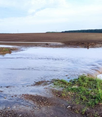 На Львівщині злива затопила городи та будинки (фото)