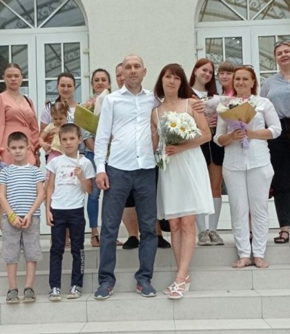 У модульному містечку Львова одружилась пара з Лисичанська