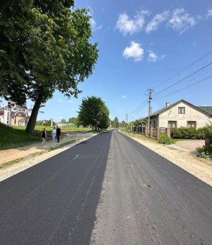 У населеному пункті Яворівської громади відремонтували дорогу