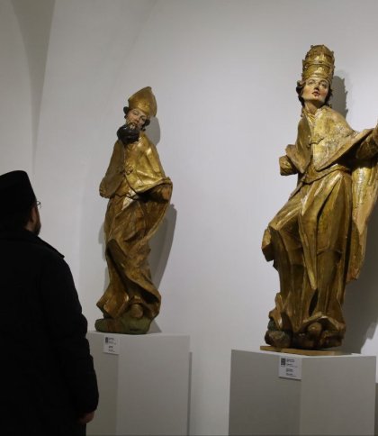 У відреставрованому Жовківському замку відкрили експозицію скульптур епохи бароко