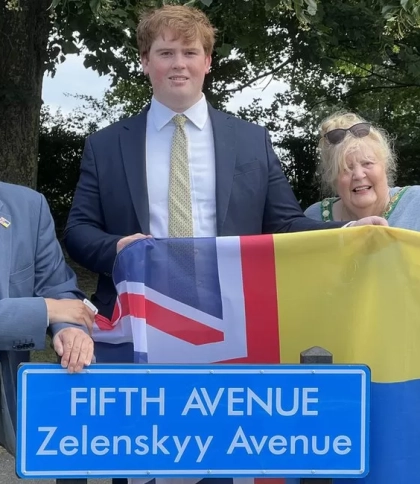 У Британії одну з вулиць в місті Харлоу назвали на честь Зеленського