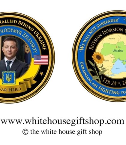 В США презентували пам'ятні монети, присвячені Україні та Зеленському