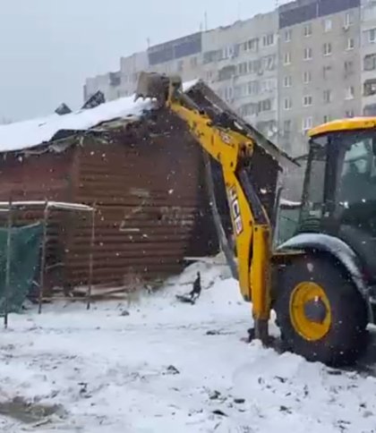 Козицький показав відео демонтажу московської церкви у Львові