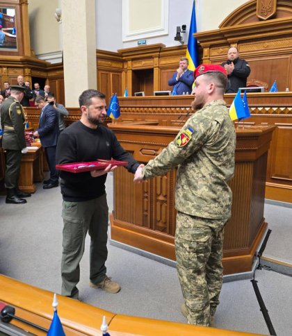 Вручення ордену "За мужність"